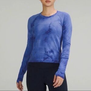 Lululemon Athletica Blue Long Sleeve Tee